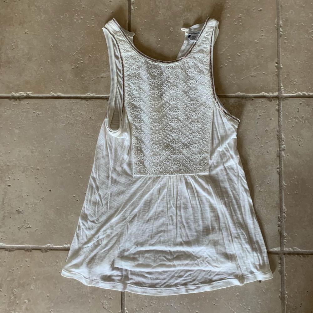 American Eagle White Tank Top